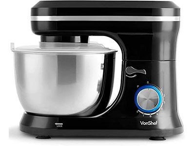 Vonshef 1000W Black Stand Mixer