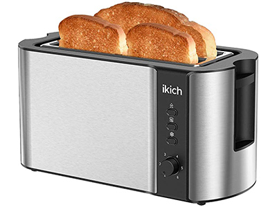 IKICH 2 Long Slot Toaster
