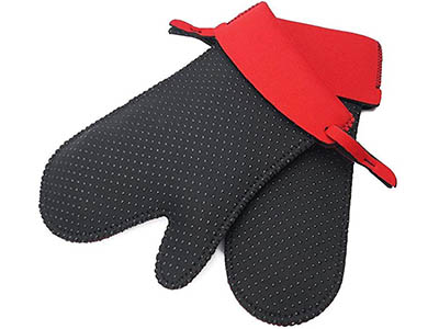 Toprime Kitchen Heat Resistant Silicone Oven Mitts