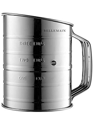 Bellemain Stainless Steel 3 Cup Flour Sifter